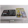 Image 1 : Tool Rules and Corona Extra Signs - 8" x 12"