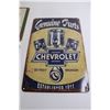 Image 3 : Castrol, Ford, and Chevrolet Signs - 8" x 12"