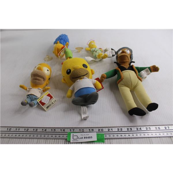(5) Simpsons Plushies - Christmas Ornament