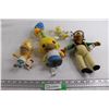 Image 1 : (5) Simpsons Plushies - Christmas Ornament