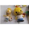 Image 2 : (5) Simpsons Plushies - Christmas Ornament