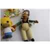 Image 4 : (5) Simpsons Plushies - Christmas Ornament
