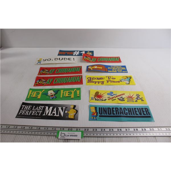 (11) Simpson Bumper Stickers