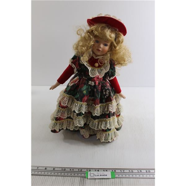 Doll with Frilly Dress