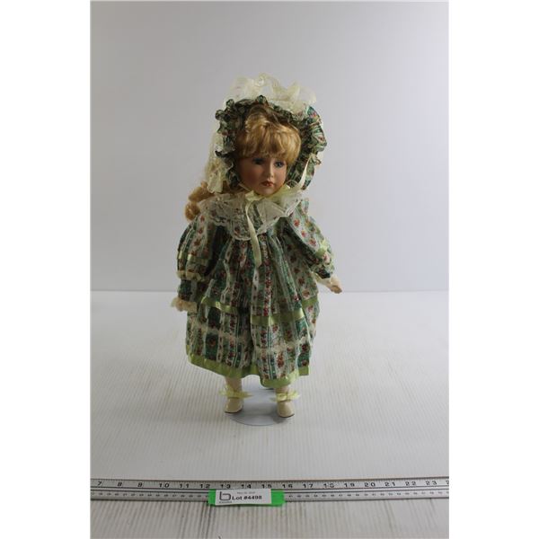 Doll with Green Dress