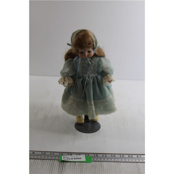 Doll with Blue Dress