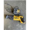 Image 2 : CORDLESS DEWALT RECIP SAW WITH BATTERY, CHARGER AND WINCH