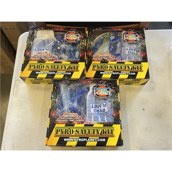 FIREWORK PYRO SAFETY KITS