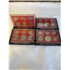 Image 2 : 4 - 1980 UNITED STATES PROOF COIN SETS WITH DISPLAY CASES