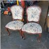 Image 1 : 2 VINTAGE DINING CHAIRS
