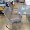 Image 2 : PATIO SET WITH 4 CHAIRS