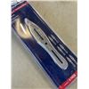 Image 2 : NEW SMITH & WESSON SET OF 6 BULLSEYE 8INCH THWOING KNIVES WITH SHEATH