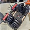 Image 2 : BOWFLEX 52.5LB ADJUSTABLE DUMBBELL RETAIL $260