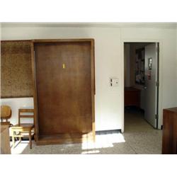 Wood Bookcase with Adjustable Shelving