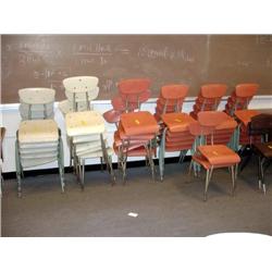 Plastic Chairs with metal base