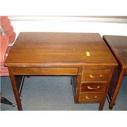 Wooden Desk - 4 Drawer