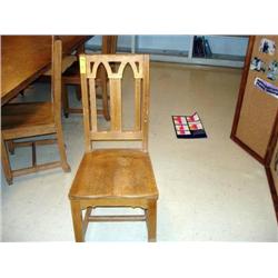 Wood Tall Back Chairs