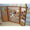 Image 1 : Wooden Tri-Fold Bulletin Board
