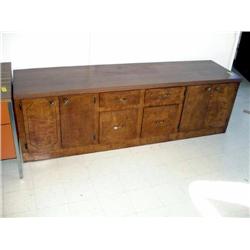 Wood credenza with formica top