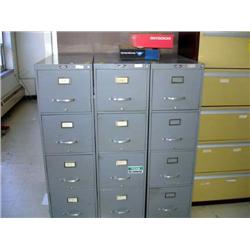 Bentson 4-Drawer Metal Letter File Cabinet