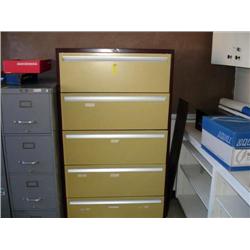 Metal 5-Drawer Lateral File Cabinet
