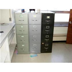 Steelcase 4-Drawer Metal Letter File Cabinet