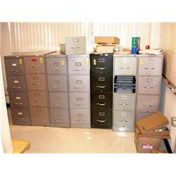 Metal 4-Drawer Letter File Cabinets