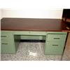 Image 1 : Metal 5-Drawer Formica Top Desk