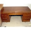 Image 1 : Wood Desk with 7 Drawers
