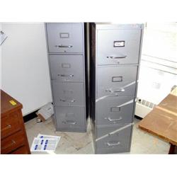 Metal 4-Drawer Letter Size File Cabinet