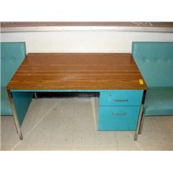 Metal Desk with 2 Drawers