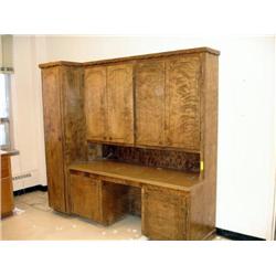 Credenza with Coat Cabinet