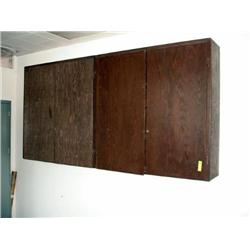 Four Door Wood Hanging Cabinet