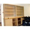 Image 1 : Shelving and Glass Bookcase