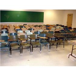 Student Plastic Seat Desk Chairs