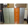Image 1 : Metal 4-Drawer Letter File Cabinets
