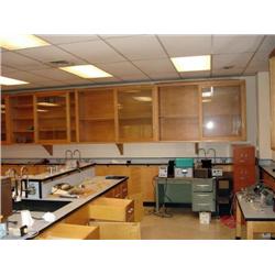 Glass and Maple Shelving