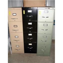 Metal 4-Drawer Letter File Cabinet