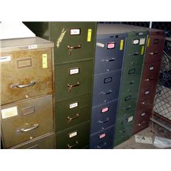 Metal 4-Drawer and 5-Drawer File Cabinets