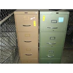 Metal 4-Drawer File Cabinets