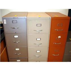Metal 4-Drawer Letter File Cabinet