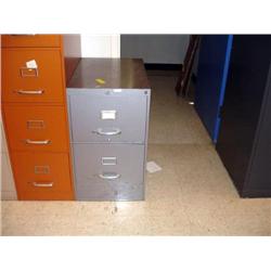 Metal 2-Drawer File Cabinet