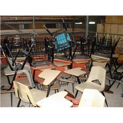 Assorted Student Desks & Misc. Items