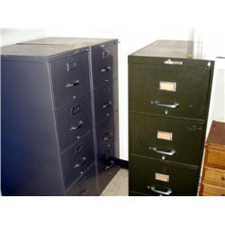 Metal Steelcase 4-Drawer Legal File Cabinets