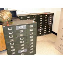 Metal Cabinet with 27 Drawers
