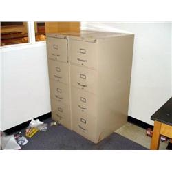 Metal 4-Drawer Legal File Cabinets