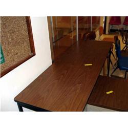 Metal with Formica Top Table