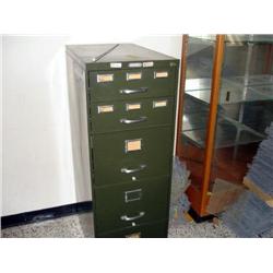 Metal 5-Drawer File Cabinet