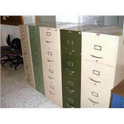 Metal 4-Drawer File Cabinets