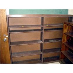 Wood Double Adjustable Shelving